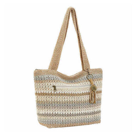 The Sak Amberly Crochet Straw Stripe Bag