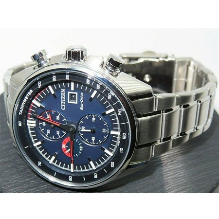 Citizen Eco-Drive Tachymeter Chrono Stainless Steel Watch
