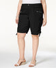 Style & Co. Women's Plus Size Zippered Cargo Shorts