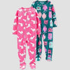 Carter's Baby Girls' Monster Fleece 2 Piece Pajama