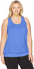 Just My Size Women's Plus Size Active Mesh Banded Tank