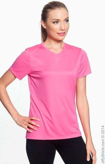 Ladies' Cool DRI® with Fresh IQ V-Neck Performance T-Shirt