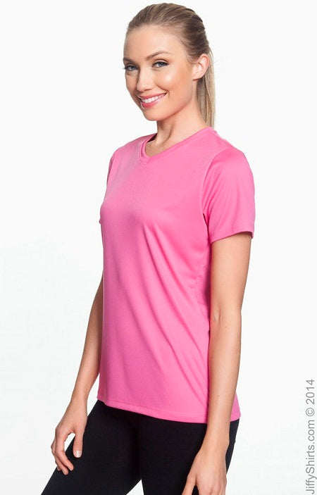 Ladies' Cool DRI® with Fresh IQ V-Neck Performance T-Shirt