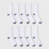 Men's Odor Resistant Athletic Crew Socks 10pk - Goodfellow & Co White