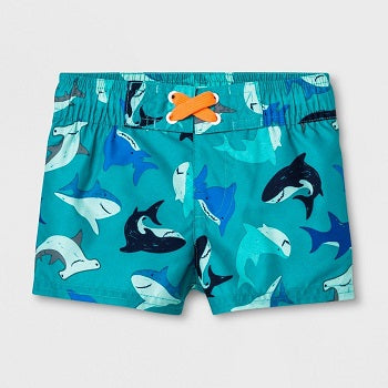 Cat & Jack Baby Boys' Hammerhead Shark Swim Trunks
