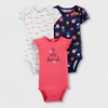 Carter's Baby Girls' 3 piece Bodysuits