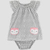 Carter's Baby Girls' Owl Embroidered One Piece Sunsuit/Sundress