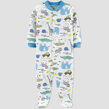 Carters Baby Boys' Safari Sleep 'N Play One Piece Pajama