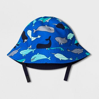 Cat & Jack Baby Boys' Whale Bucket Hat