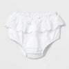 Cat & Jack Baby Girls' Eyelet Ruffle Waist Bloomer Pull-on Shorts