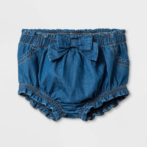 Cat & Jack Baby Girls' Jean Shorts with Bow