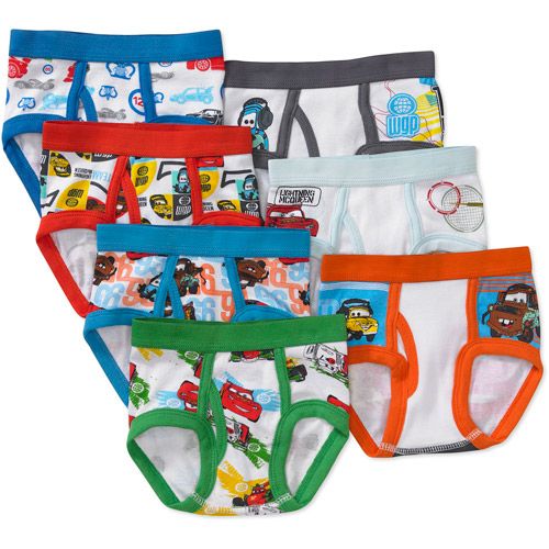 Cars Toddler Boys' 7 Pack Underwear