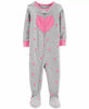 Carter's Toddler Girls' Love Girl Printed Footed Sleepers
