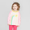 Cat & Jack Toddler Girls' Long Sleeve 'Rainbow' T-Shirt