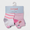Cat & Jack Baby Girls' 6 Pairs Critter Socks
