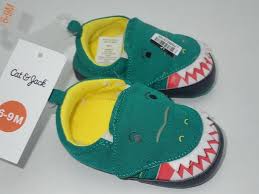 Cat & Jack Green-Baby Boys' Crocodile Slip On Sneaker 6-9M