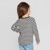 Cat & Jack Girls' Long Sleeve Stripe T-shirt