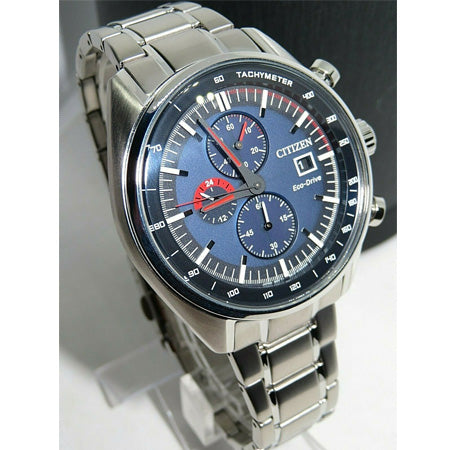 Citizen Eco-Drive Tachymeter Chrono Stainless Steel Watch
