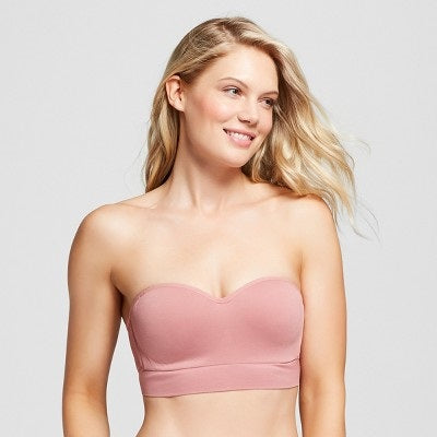 Gilligan & O'Malley Women's Seamless Bandeau Bra