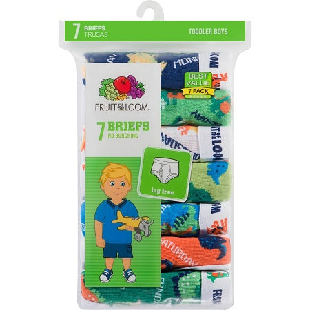 Fruit of the Loom Boys' Days of The Week Briefs, 7-Pack – Africdeals