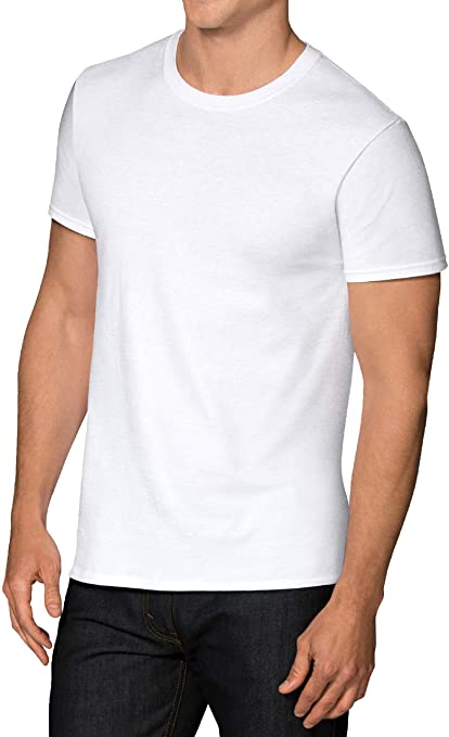 Fruit of the Loom Men's 5 Tag-Free Crews - COOLZONE UNDERARM