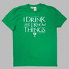 Men's Game of Thrones I Drink And I Know Things Short Sleeve Graphic T-Shirt