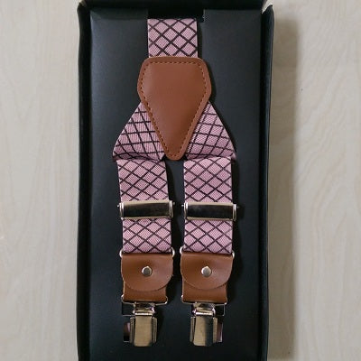 Men's Adjustable Solid Suspender