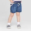 Cat & Jack- Dark Blue Toddler Girls' Woven Pull-On Shorts