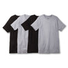 Hanes Men's Tagless T-Shirts -Black/Grey