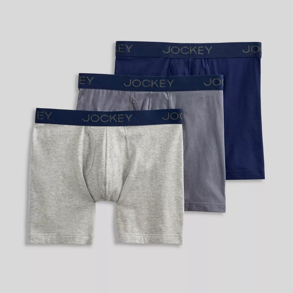 Jockey Generation Men's Cotton Stretch Boxer Briefs-3pk