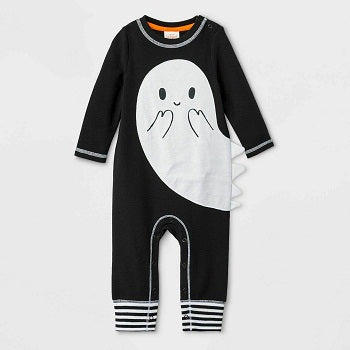Cat & Jack Long-Sleeve Halloween Ghost  Jumpsuit