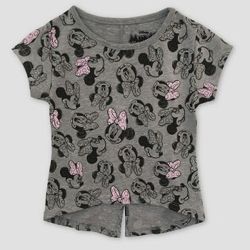Toddler Girls' Disney Mickey & Minnie Mouse T-Shirt