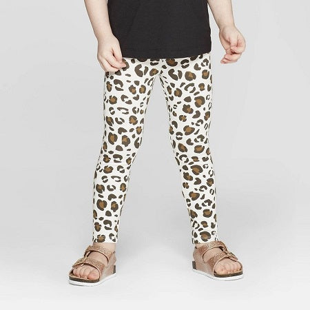 Cat & Jack Girls' Leopard Print Leggings