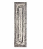 Torino Runner Rug, Vionnet Gray Boxes - 26in x 96in