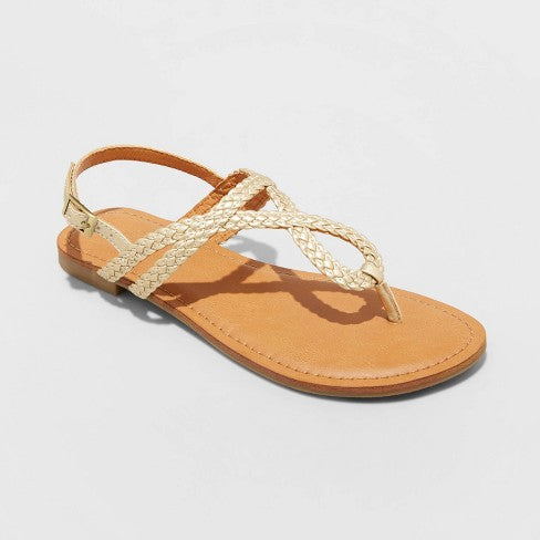 Casual Moments Braided Thong Sandals | Pretty sandals, T strap sandals,  Fashion shoes sandals