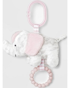 Carter's Baby Elephant Rattle With Teether