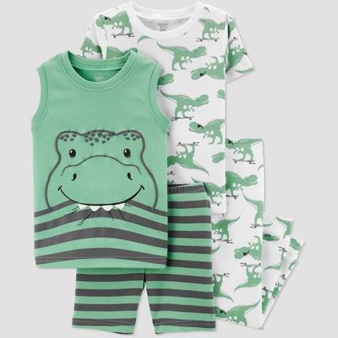 Carter's Baby Boys' 4pc Alligator Pajama Set