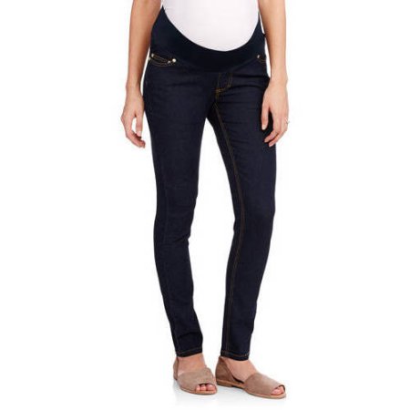 Oh! Mamma Maternity Straight Leg Jeans with Demi Panel