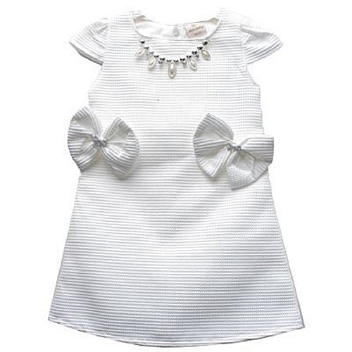 Duru Baby Girls' Embedded Necklace Dress
