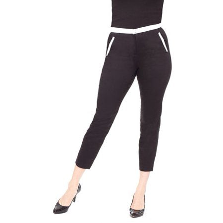 Mode Women's Geo Pop Collection Slash-Pocket Trousers