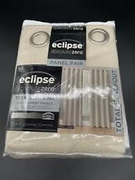 Eclipse Absolute Zero Total Blackout Curtains 2 Panel Pairs - Kimball Cream