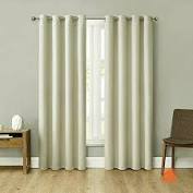 Eclipse Absolute Zero Total Blackout Curtains 2 Panel Pairs - Kimball Cream