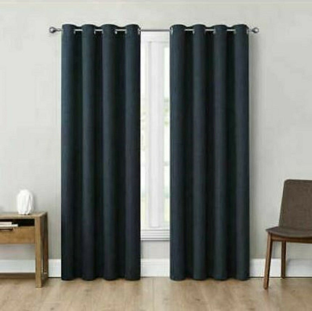 Eclipse Absolute Zero Total Blackout Curtains 2 Panel Pairs - Kimball Dusk
