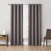 Eclipse Absolute Zero Total Blackout Curtains 2 Panel Pairs - Max Grey