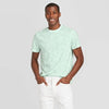 Goodfellow & Co Men's Printed Standard Fit Short Sleeve Novelty Crew Neck T-Shirt- Blue- 2XL