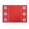 Essentialhome Snowflake Fabric Placemat 6-Pack
