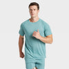 Men's Short Sleeve Run T-Shirt - All in Motion Blue Gray S