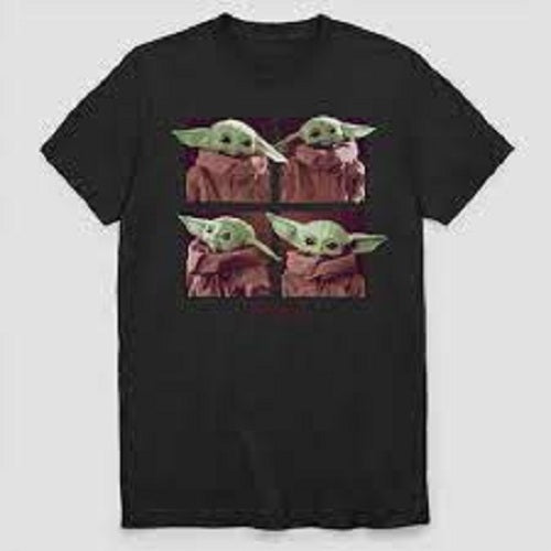 Star Wars Men's "The Mandalorian Child" Print Short Sleeve T-Shirt