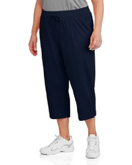 White Stag Womens PlusSize Basic Capri Pants  Walmartcom