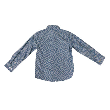 Basic Editions Boy's Woven Shirt Geometric
